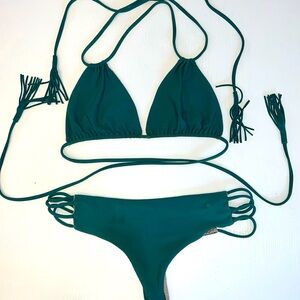 Acacia Swimwear Teal Bikini Set